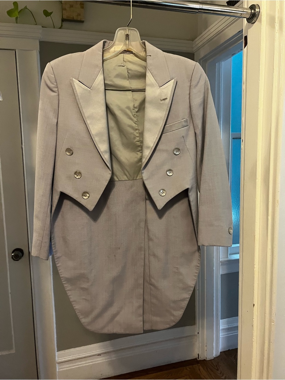 Vintage Selix After Six Boys Tuxedo Tailcoat Jacket, size 12B Formal Morning Coa